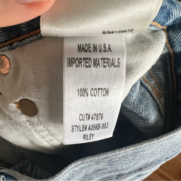 AGOLDE Riley High Rise Straight Crop Size 26 - Picture 9 of 14